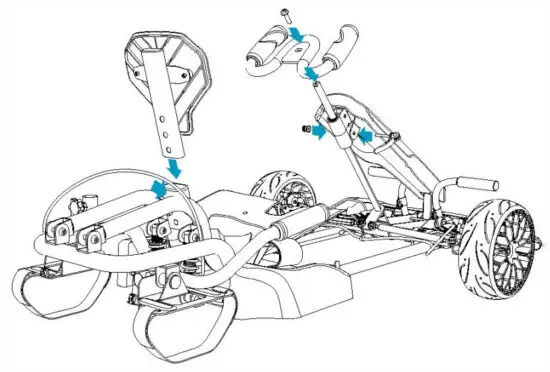 Hyper GOGO GO KART Hoverboard - figure 3