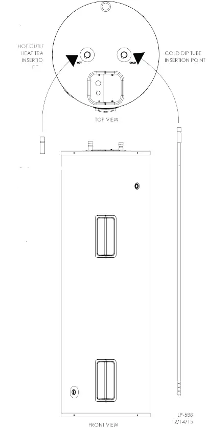ARISTON ARIER040C2X045N Two Element Residential Electric Water Heaters 04
