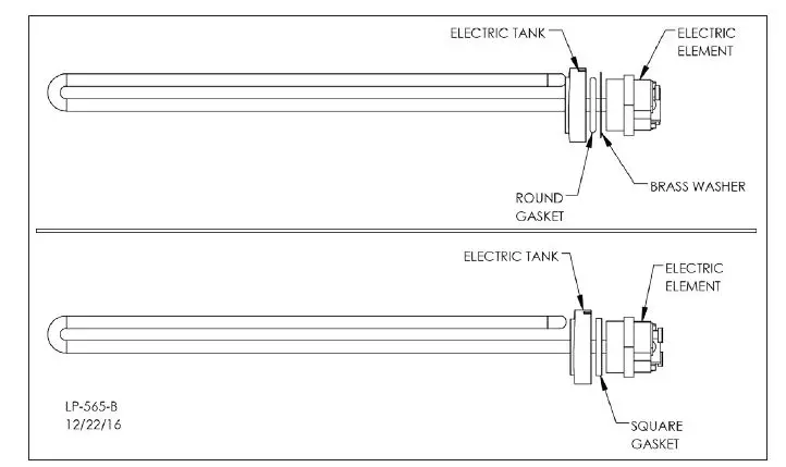 ARISTON ARIER040C2X045N Two Element Residential Electric Water Heaters 8