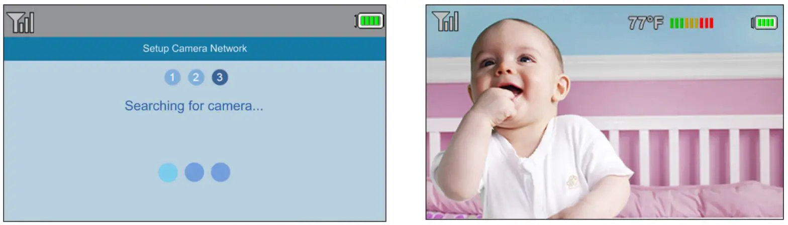 WiFi 1080p Video Monitor - After connecting the parent unit to your Wi-Fi network-