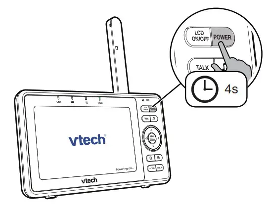WiFi 1080p Video Monitor - After the parent unit is fully charged