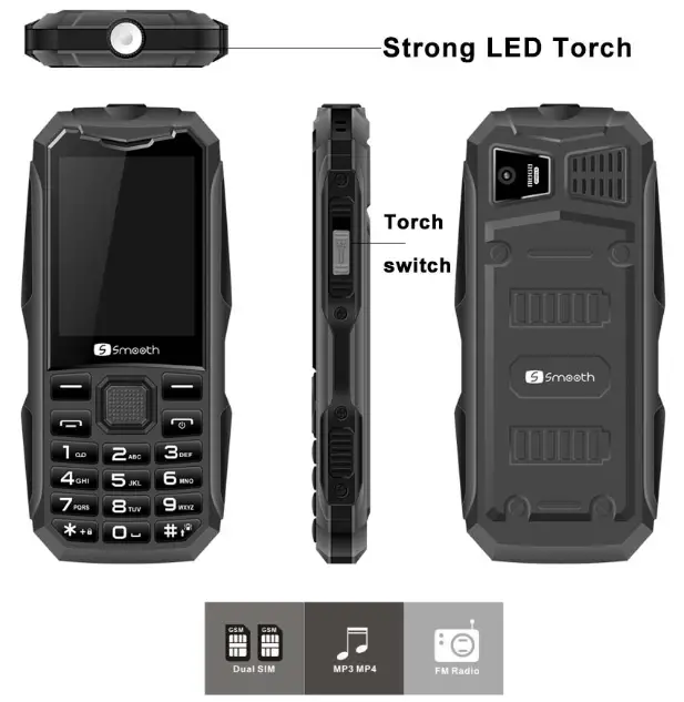 S Smooth Snap Mega Mobile Phone