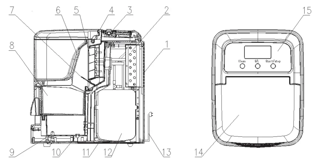 KLARSTEIN 10034515 Crystal XL Ice Cube Machine -