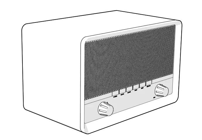Nedis Rdfm5200bn Fm | Am Radio User Manual