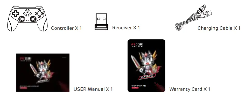 Shenzhen Yuejiang Technology BTP BD2A Wireless Gamepad Controller - 1