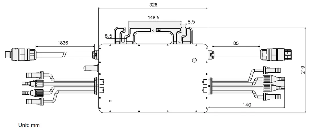 hoymiles HME 1200 AU Single phase Micro inverter - 10