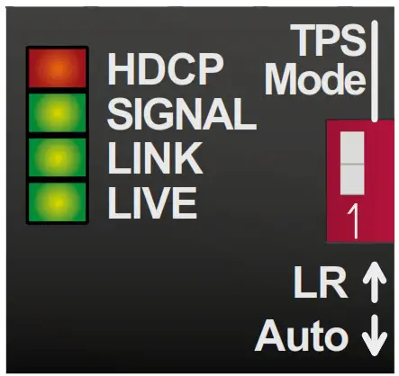 LIGHTWARE HDMI TPS TX96 TPS Extender for Single CATx Cable - TPS Link Modes