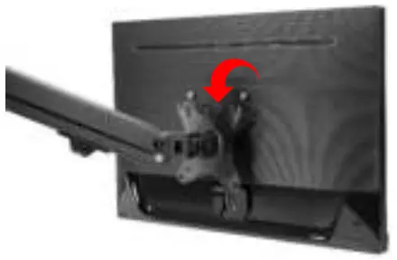 ACROPAQ Monitor Support - Now attach the monitor