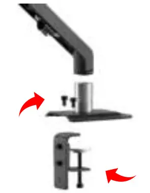 ACROPAQ Monitor Support - Take the screws