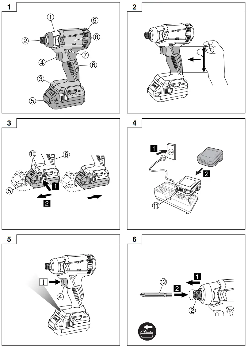 HiKOKI WH18DA 18V Cordless Impact Driver - fig