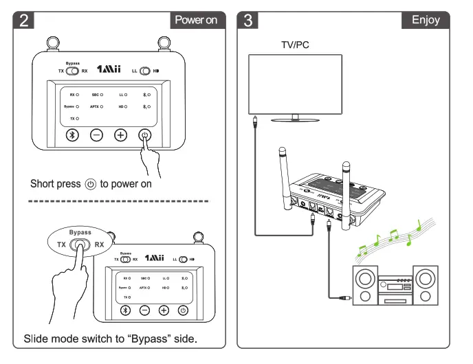 1Mii B03Pro Bluetooth Transmitter and Receiver - Fig 15