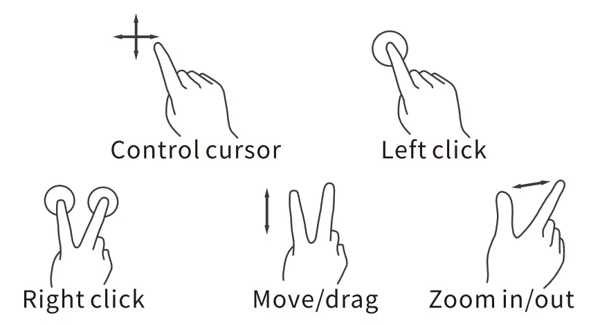 WeChip W2Pro Backlit Mini Wireless Keyboard Voice Remote Control - Fig 1