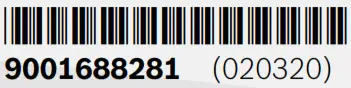 BOSCH PXY...DC Built-in Induction Hob - BAR CODE