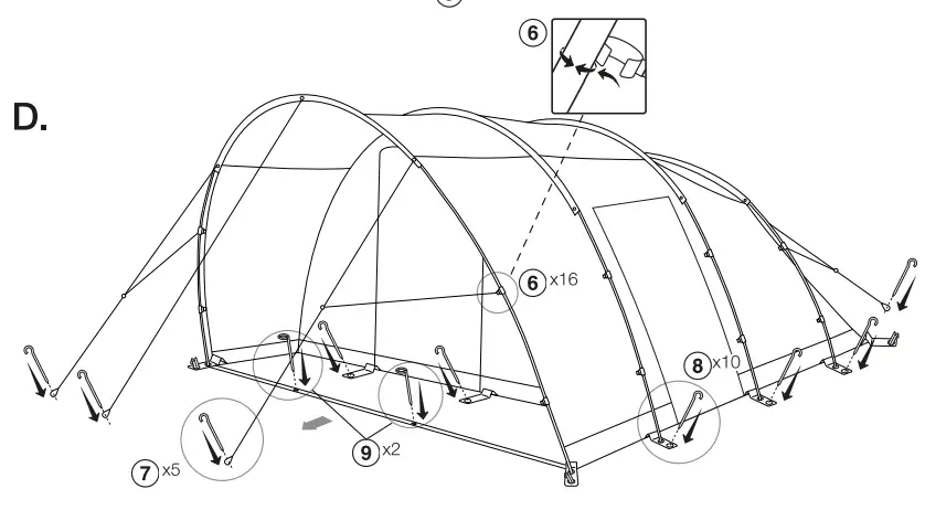 Vango Avington Flow Air 500 Tent Vango Avington Flow Air 500 Tent 2