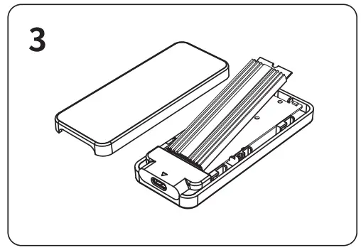 ORICO M.2 SSD USB 3.1 GEN2 10Gbps Via USB Type C Port Equipped - Fig 2