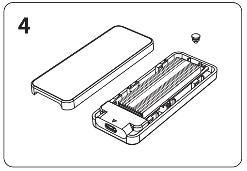 ORICO M.2 SSD USB 3.1 GEN2 10Gbps Via USB Type C Port Equipped - Fig 3