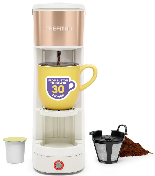 CHEFMAN INSTACOFFEE MAX+ Single Serve Brewer