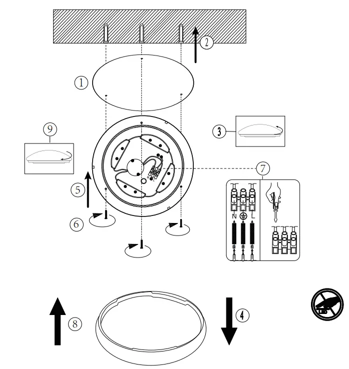 Paul-Neuhaus-14231-LED-Ceiling-Light-Instruction-Manual-FIG-3