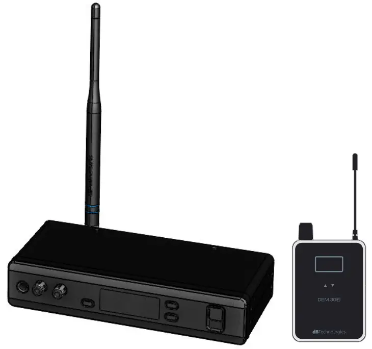 dB-Technologies-DEM-30-UHF-Wireless-In-Ear-Monitor-System-PRODUCT