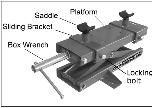 Clarke CML6 Motorcycle Table Lift-fig2