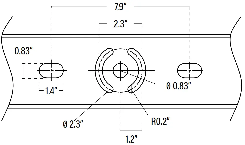 Superior Life PQL-84231 LED Stadium Lights V2 - MOUNTING DIAGRAM1