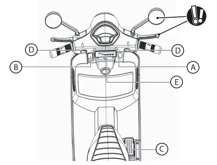 HUFFY Kids Battery 6V Ride-On Vespa Scooter - Operation