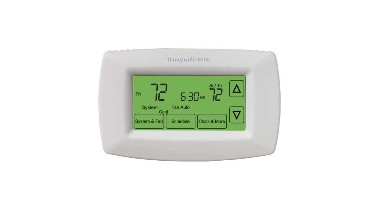 Honeywell Rth7600 Touchscreen Programmable Thermostat User Manual