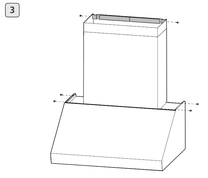 XOGV42S 42 Inch Stainless Steel Ducted Canopy Pro Style Wall Mount Hood 29