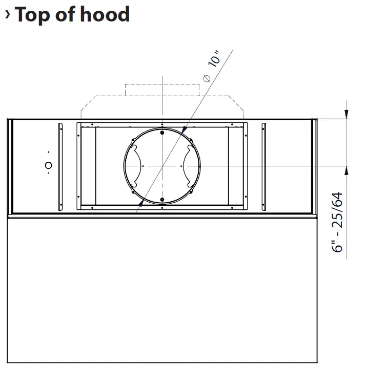 XOGV42S 42 Inch Stainless Steel Ducted Canopy Pro Style Wall Mount Hood 8