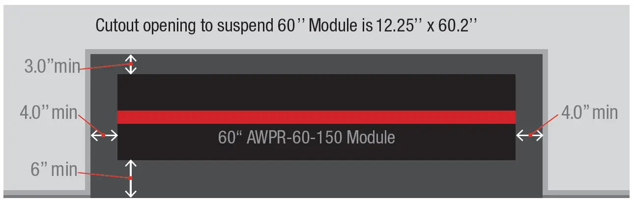 AFIREWATER AWPR Prestige Series 40 Inch Built-In Electric Fireplace Insert 3