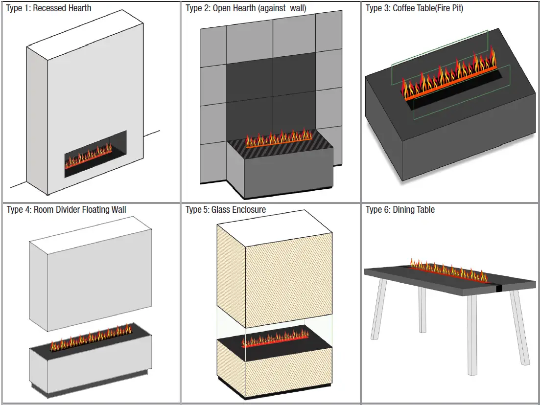AFIREWATER AWPR Prestige Series 40 Inch Built-In Electric Fireplace Insert 5