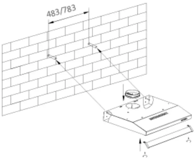 LIVINOX LCH 605 Kitchen Hood - Slim model