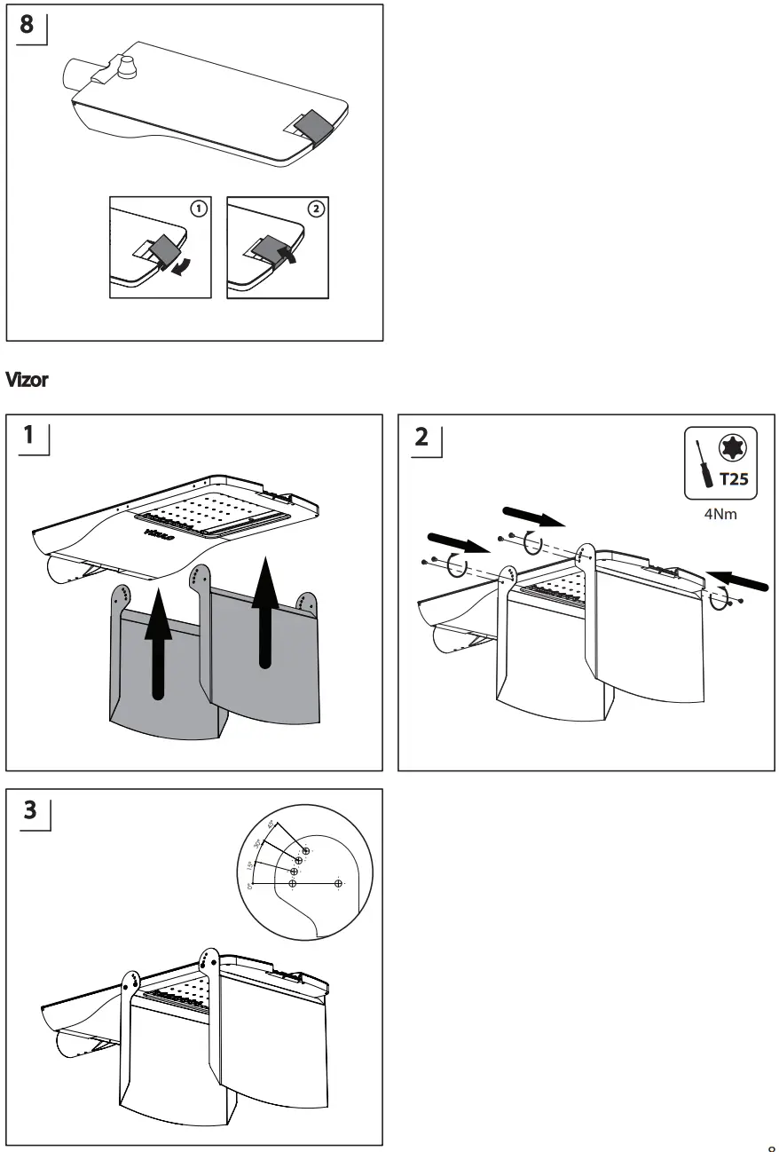 ViZULO Stork Food Light LED Street Luminaire fig 1