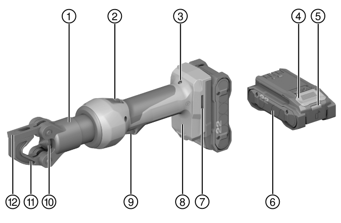 HILTI NCR 60D 22 Cordless Hydraulic Crimpers