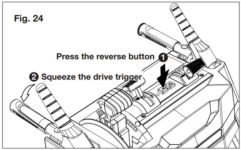 SNOWJOE 24V-X4-SB24-CT 96V MAX Cordless Snow Blower fig 25