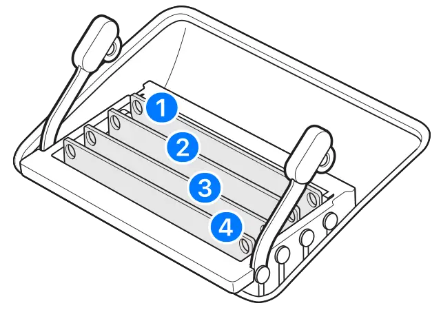 Slot numbers for iMac (Retina 5K, 27-inch, 2020)