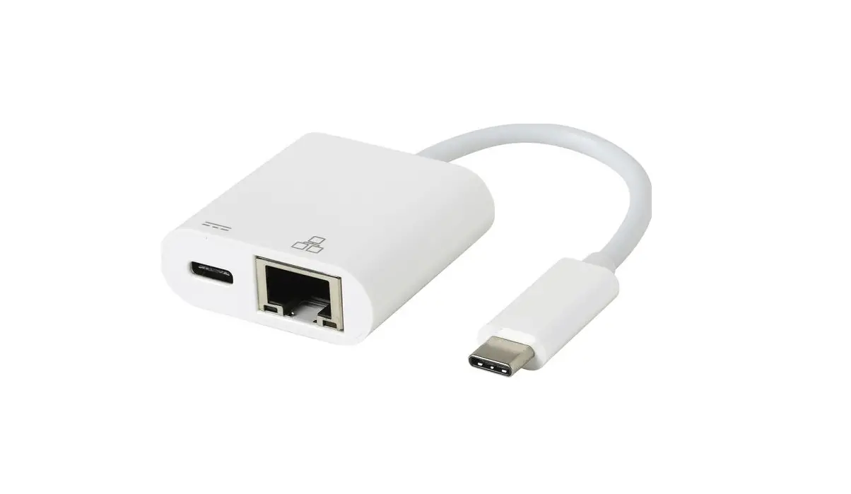 Estuff Es623006wh Usb 3.1 Type-c To Gigabit Ethernet +type-c Charging Adapter User Manual