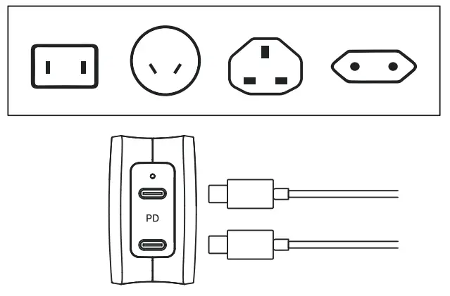 KOVOL PC009 Sprint 40W PD 2 Port Wall Charger-fig1