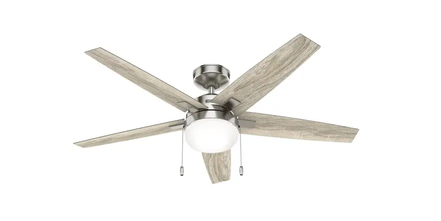 Hunter 51754 Khamsin 52-in Brushed Nickel Led Indoor Ceiling Fan Instruction Manual Hunter 51754 Khamsin 52-in Brushed Nickel Led Indoor Ceiling Fan Instruction Manual