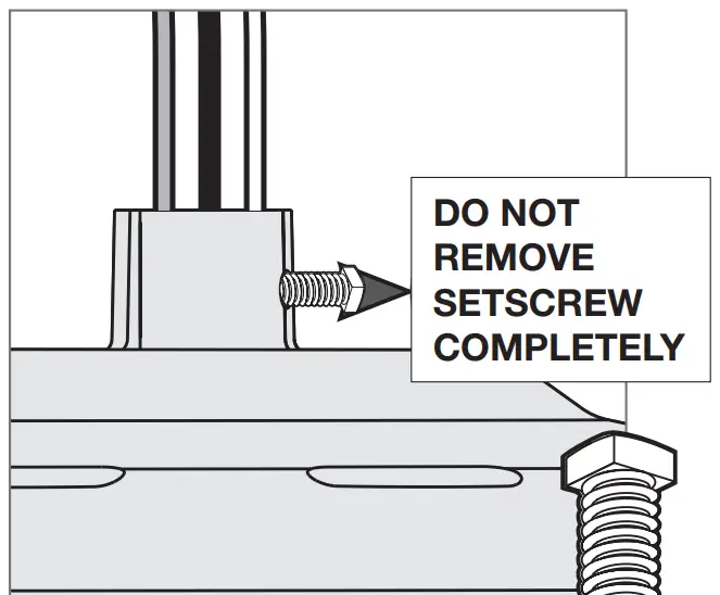 Installing the Downrod