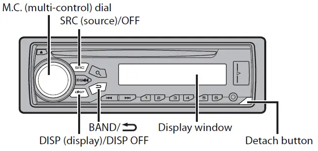 Pioneer-DEH-X1850UB-CD RDS-RECEIVER-fig-1
