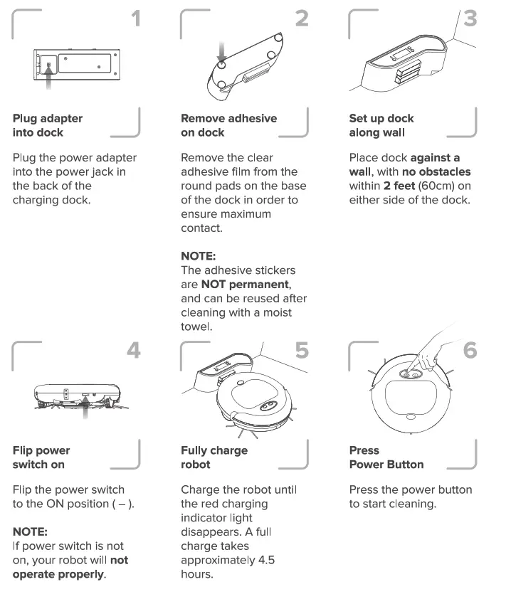 Kobot Slim Series Robot Vacuum RV351 - Powering On for the First Time