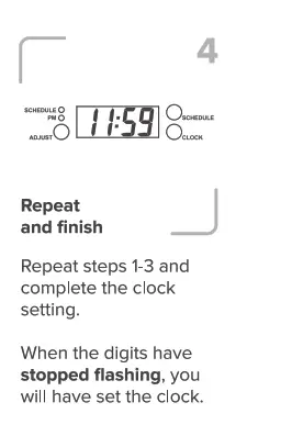 Kobot Slim Series Robot Vacuum RV351 - Setting the clock 1