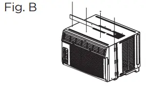 BLACK DECKER BD05MWT Mechanical Window Air Conditioner - SET UP1