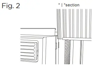 BLACK DECKER BD05MWT Mechanical Window Air Conditioner - SET UP4
