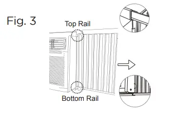 BLACK DECKER BD05MWT Mechanical Window Air Conditioner - SET UP5