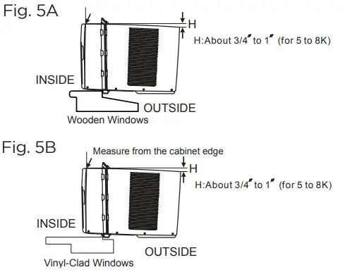 BLACK DECKER BD05MWT Mechanical Window Air Conditioner - SET UP7