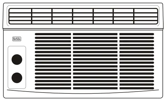 BLACK DECKER BD05MWT Mechanical Window Air Conditioner