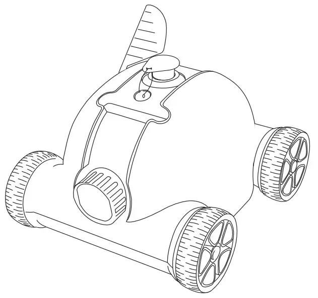 AIPER Seagull 1000 Robotic Pool Cleaner - fig 1