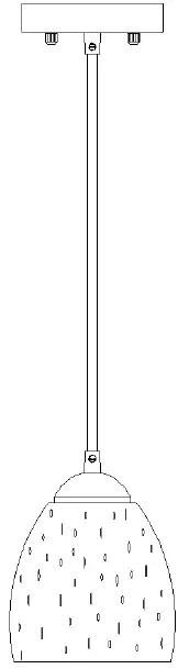 ZEVNI-A04700-Transitional-Seeded-Glass-Dome-Mini-Pendant-Light-fig-1